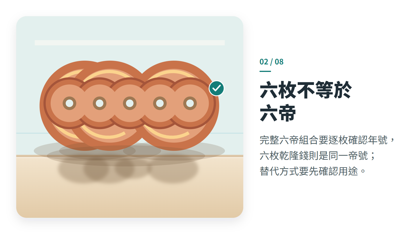 六枚不等於 六帝